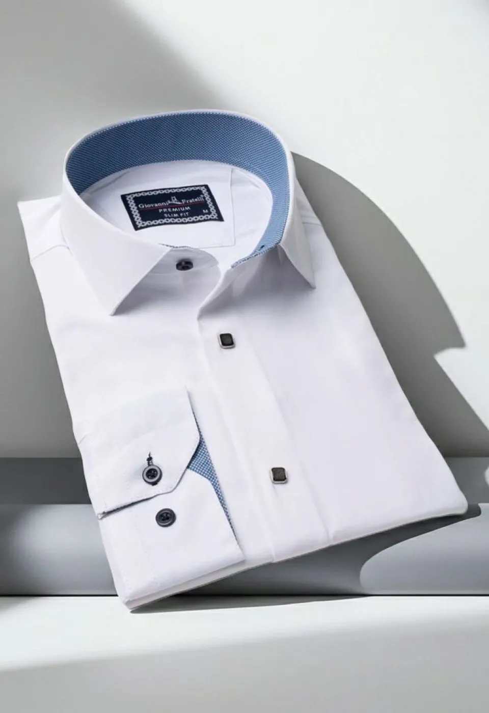 Slim Fit Uzun Kol Düz Renk Saten Erkek Gömlek 3GMK313033001