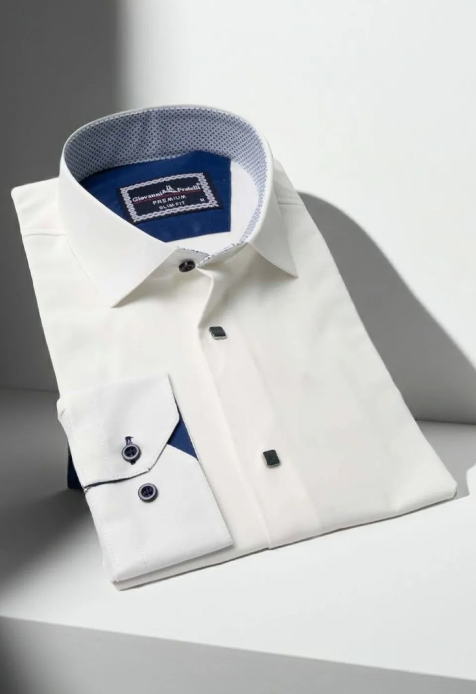 3033 CR SATIN 002 Slim Fit Uzun Kol Düz Renk Saten Erkek Gömlek 3GMK313033002 - Giovanni Fratelli