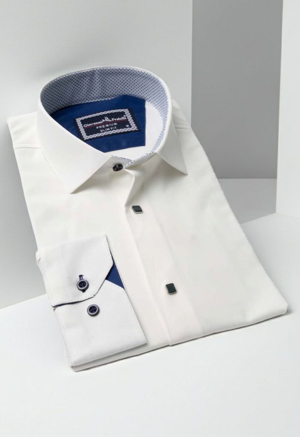 Slim Fit Uzun Kol Düz Renk Saten Erkek Gömlek 3GMK313033002