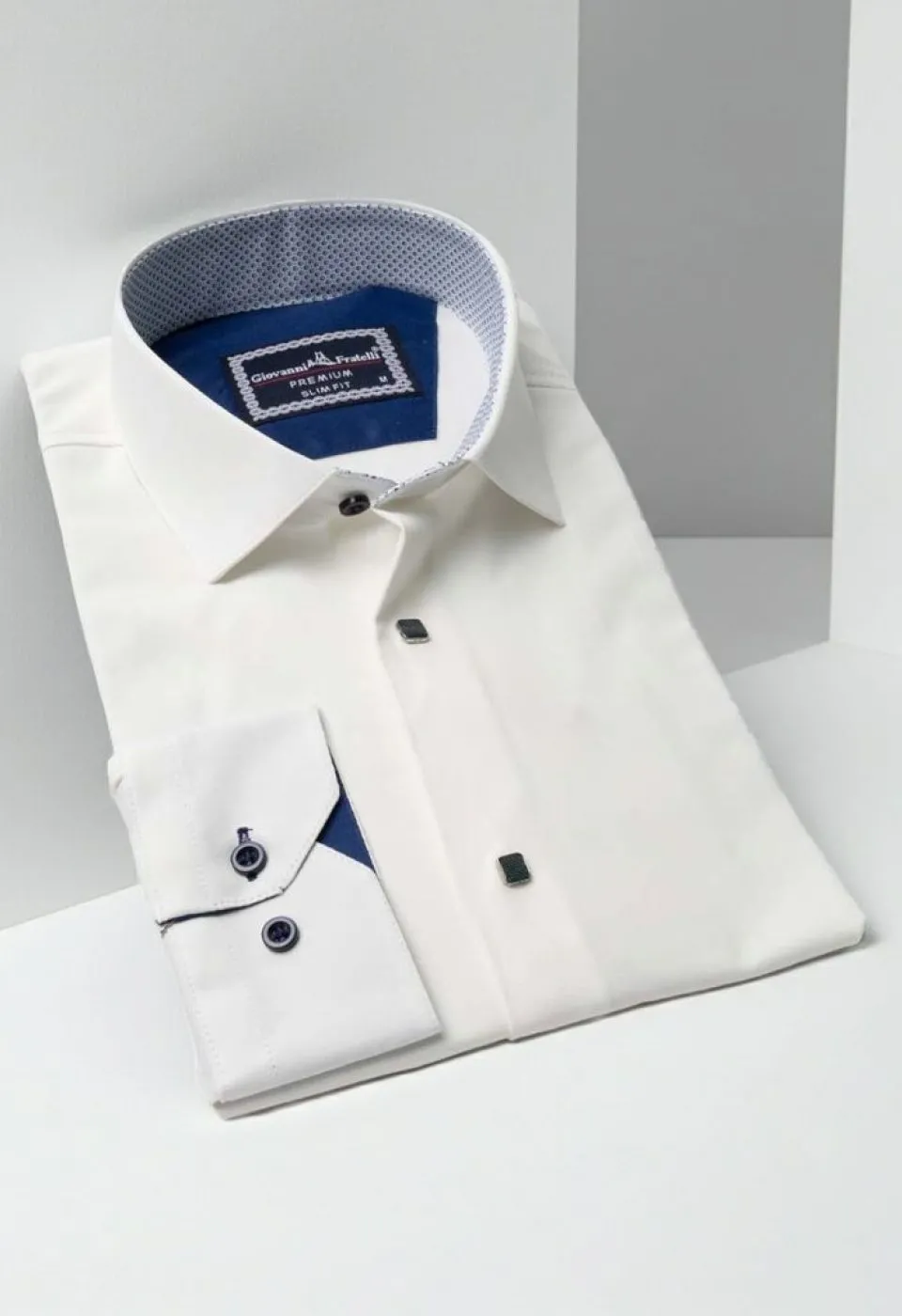 Slim Fit Uzun Kol Düz Renk Saten Erkek Gömlek 3GMK313033002