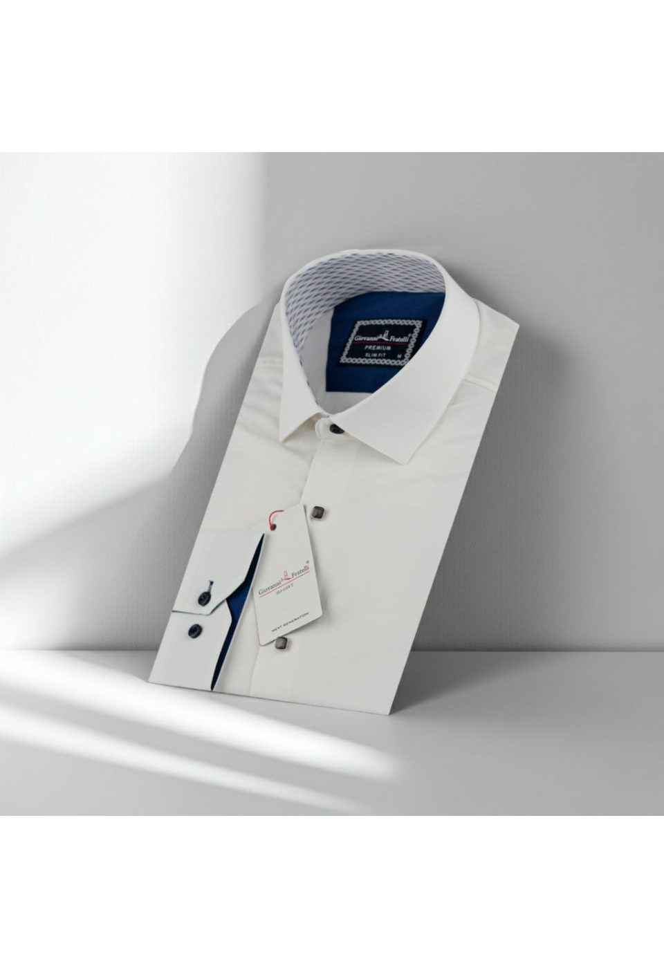 Slim Fit Uzun Kol Düz Renk Saten Erkek Gömlek 3GMK313033006 - Giovanni Fratelli