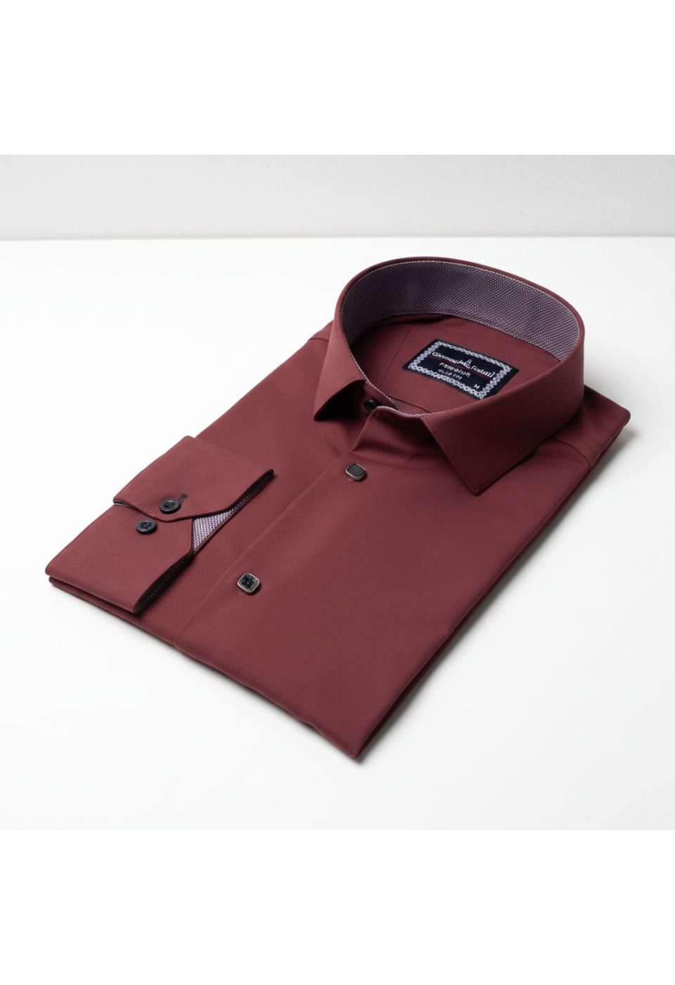 Slim Fit Uzun Kol Düz Renk Saten Erkek Gömlek 3GMK313033013 - Giovanni Fratelli