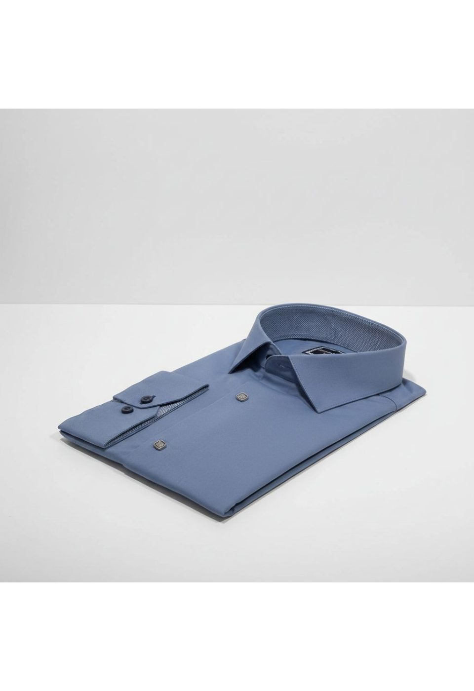Slim Fit Uzun Kol Düz Renk Saten Erkek Gömlek 3GMK313033014 - Giovanni Fratelli
