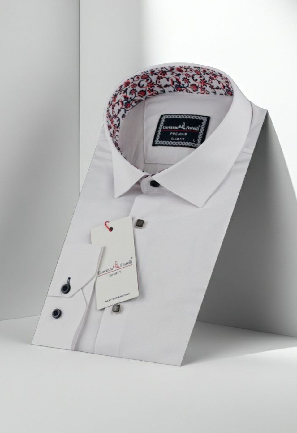 Slim Fit Uzun Kol Düz Renk Saten Erkek Gömlek 3GMK313033019