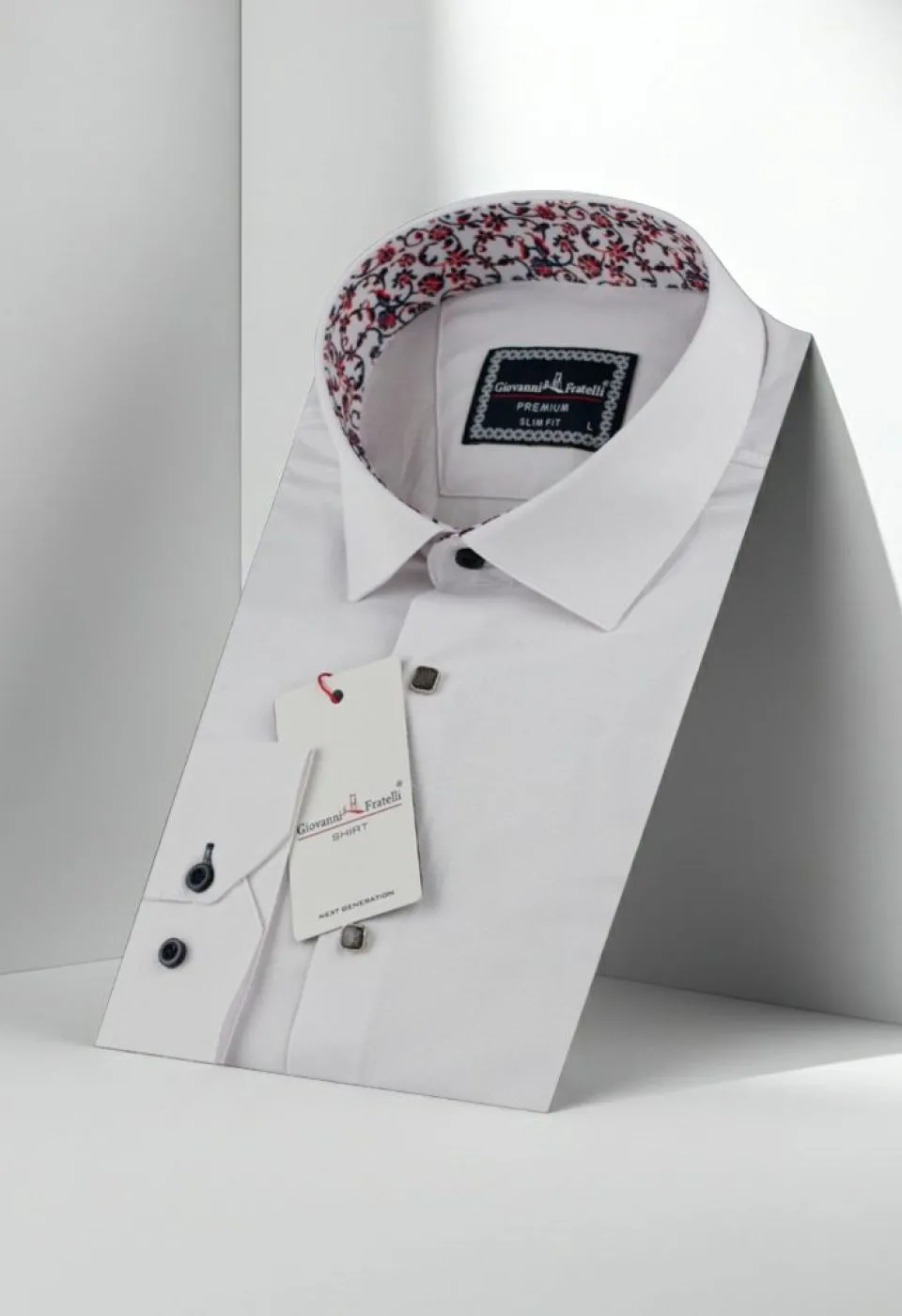 Slim Fit Uzun Kol Düz Renk Saten Erkek Gömlek 3GMK313033019