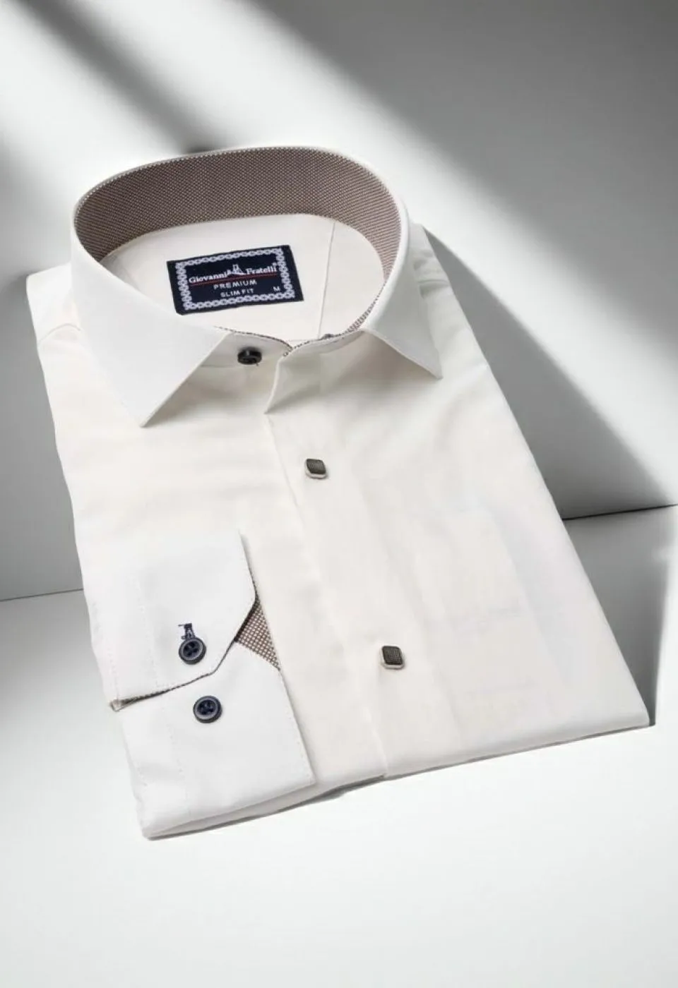 Slim Fit Uzun Kol Düz Renk Saten Erkek Gömlek 3GMK313033025