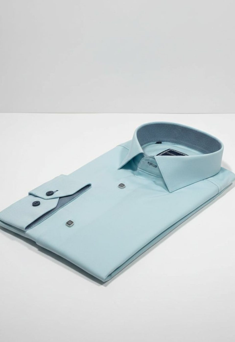 Slim Fit Uzun Kol Düz Renk Saten Erkek Gömlek 3GMK313033029 - Giovanni Fratelli
