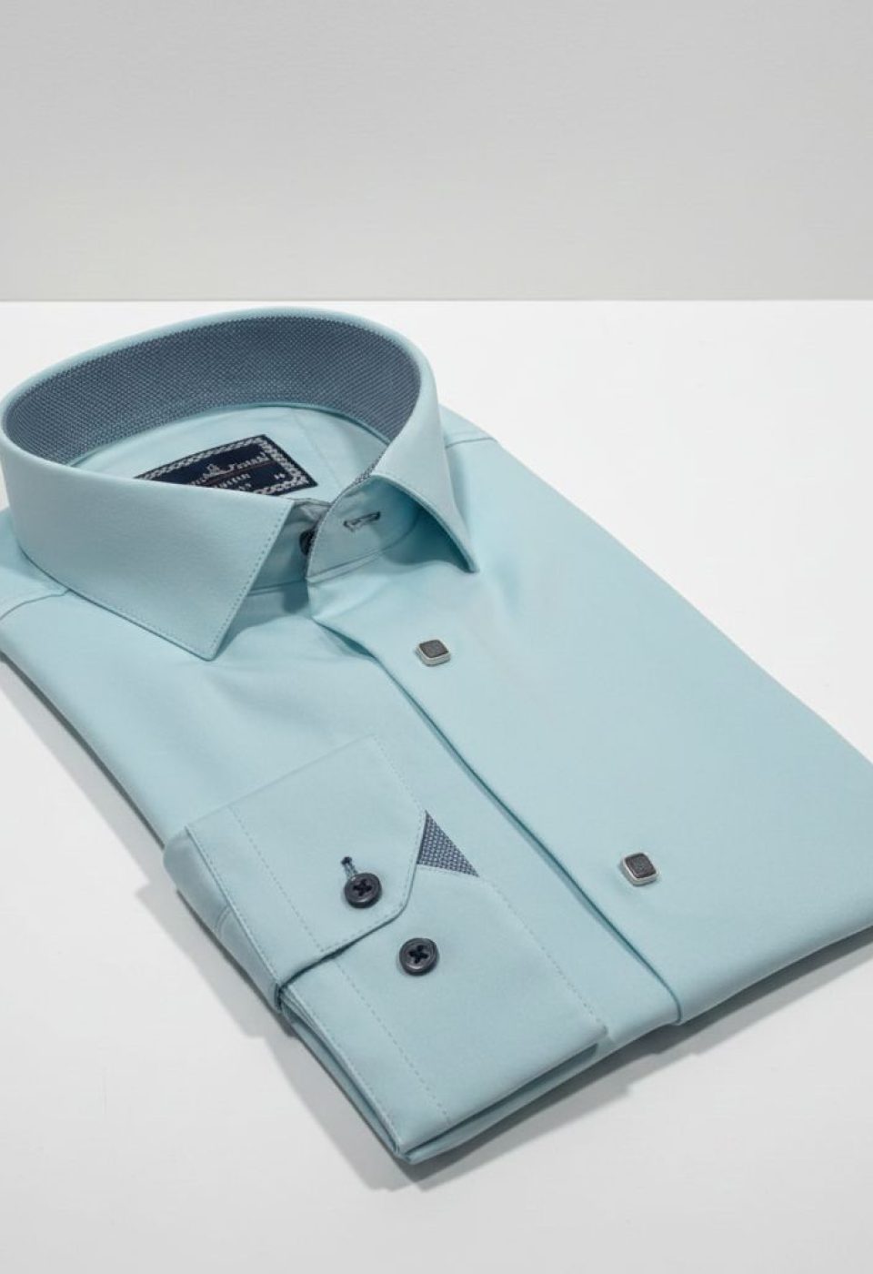 Slim Fit Uzun Kol Düz Renk Saten Erkek Gömlek 3GMK313033029 - Giovanni Fratelli