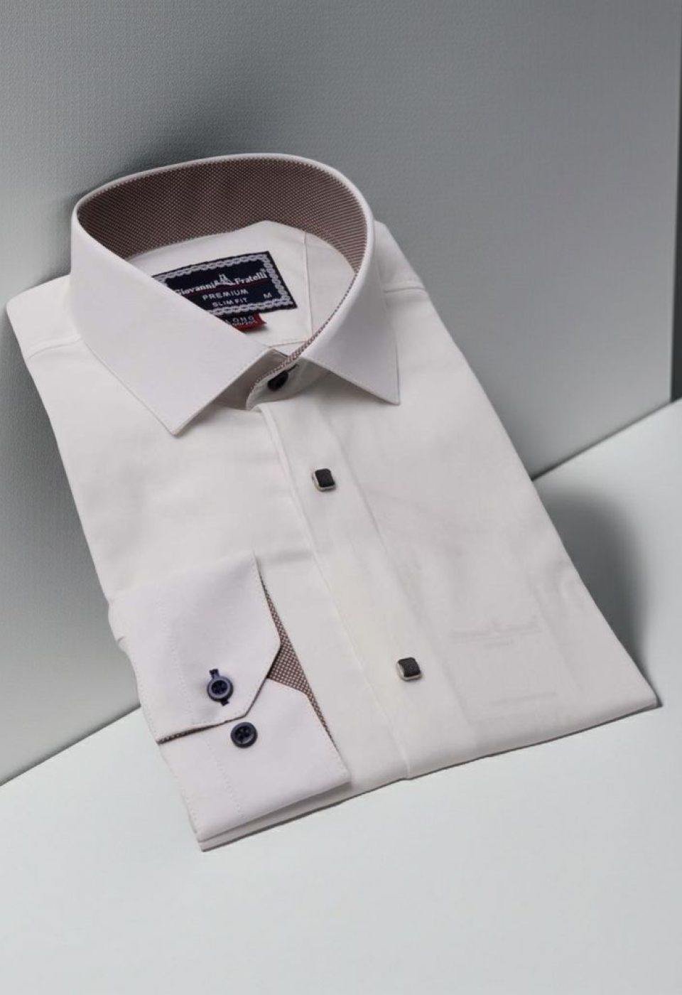 8 Drop Slim Fit Uzun Kol Düz Renk Saten Erkek Gömlek 3GMK313034002