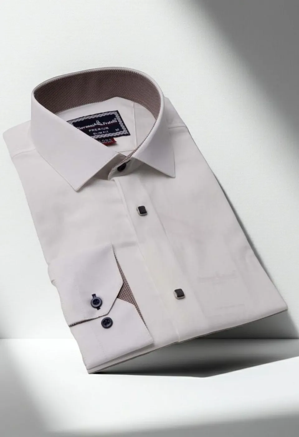 8 Drop Slim Fit Uzun Kol Düz Renk Saten Erkek Gömlek 3GMK313034002