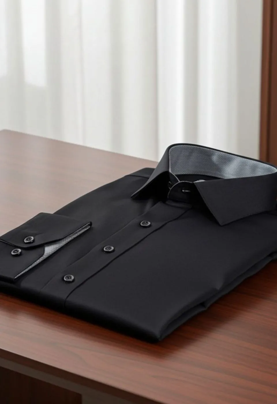 8 Drop Slim Fit Uzun Kol Düz Renk Saten Erkek Gömlek 3GMK313034003
