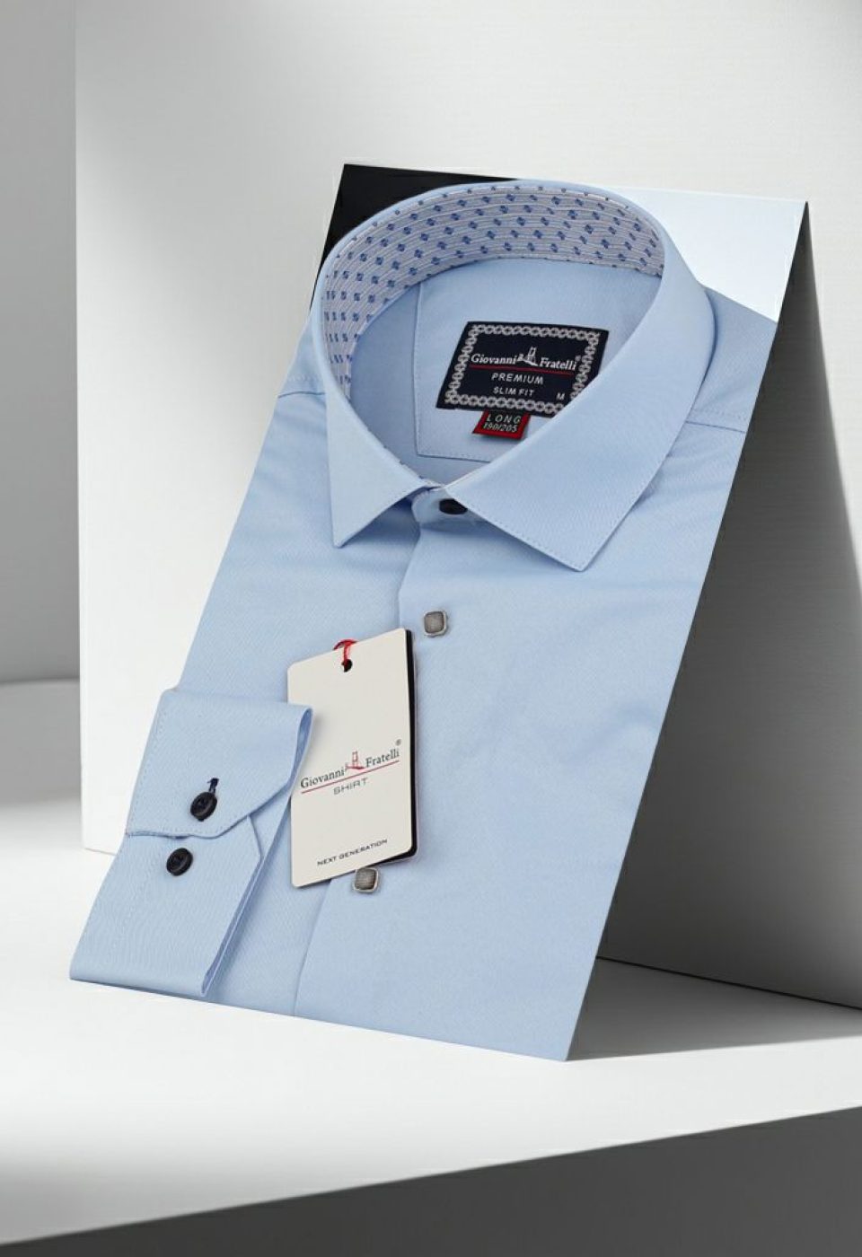 8 Drop Slim Fit Uzun Kol Düz Renk Saten Erkek Gömlek 3GMK313034014