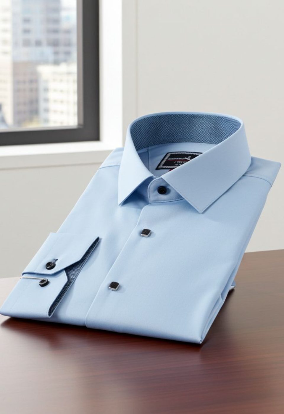 8 Drop Slim Fit Uzun Kol Düz Renk Saten Erkek Gömlek 3GMK313034029