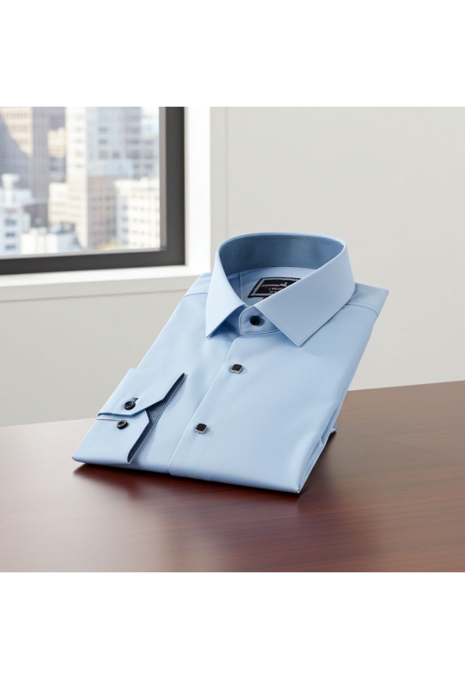 8 Drop Slim Fit Uzun Kol Düz Renk Saten Erkek Gömlek 3GMK313034029 - Giovanni Fratelli