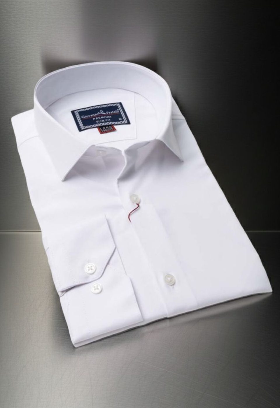 8 Drop Slim Fit Uzun Kol Düz Renk Saten Erkek Gömlek 3GMK313035001