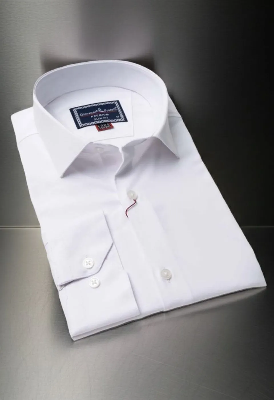 8 Drop Slim Fit Uzun Kol Düz Renk Saten Erkek Gömlek 3GMK313035001