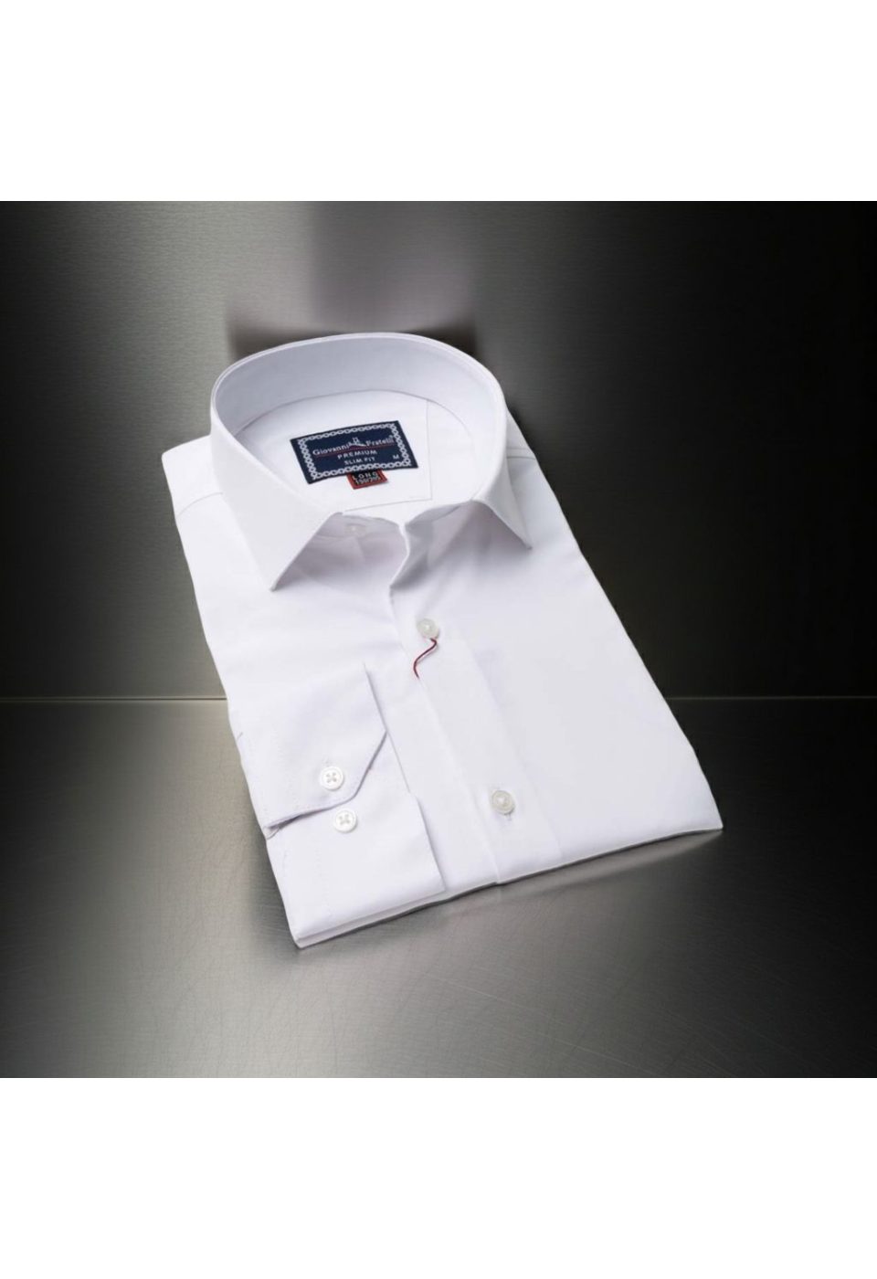 3035 CR 8 DROP SATIN 001 8 Drop Slim Fit Uzun Kol Düz Renk Saten Erkek Gömlek 3GMK313035001 - Giovanni Fratelli