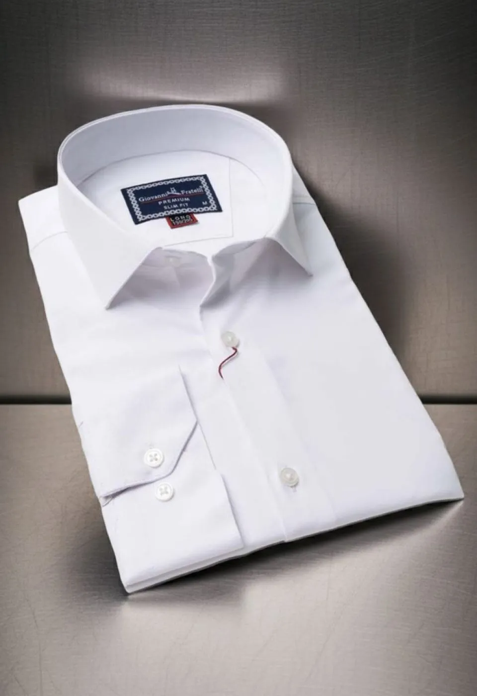 8 Drop Slim Fit Uzun Kol Düz Renk Saten Erkek Gömlek 3GMK313035001 - Giovanni Fratelli