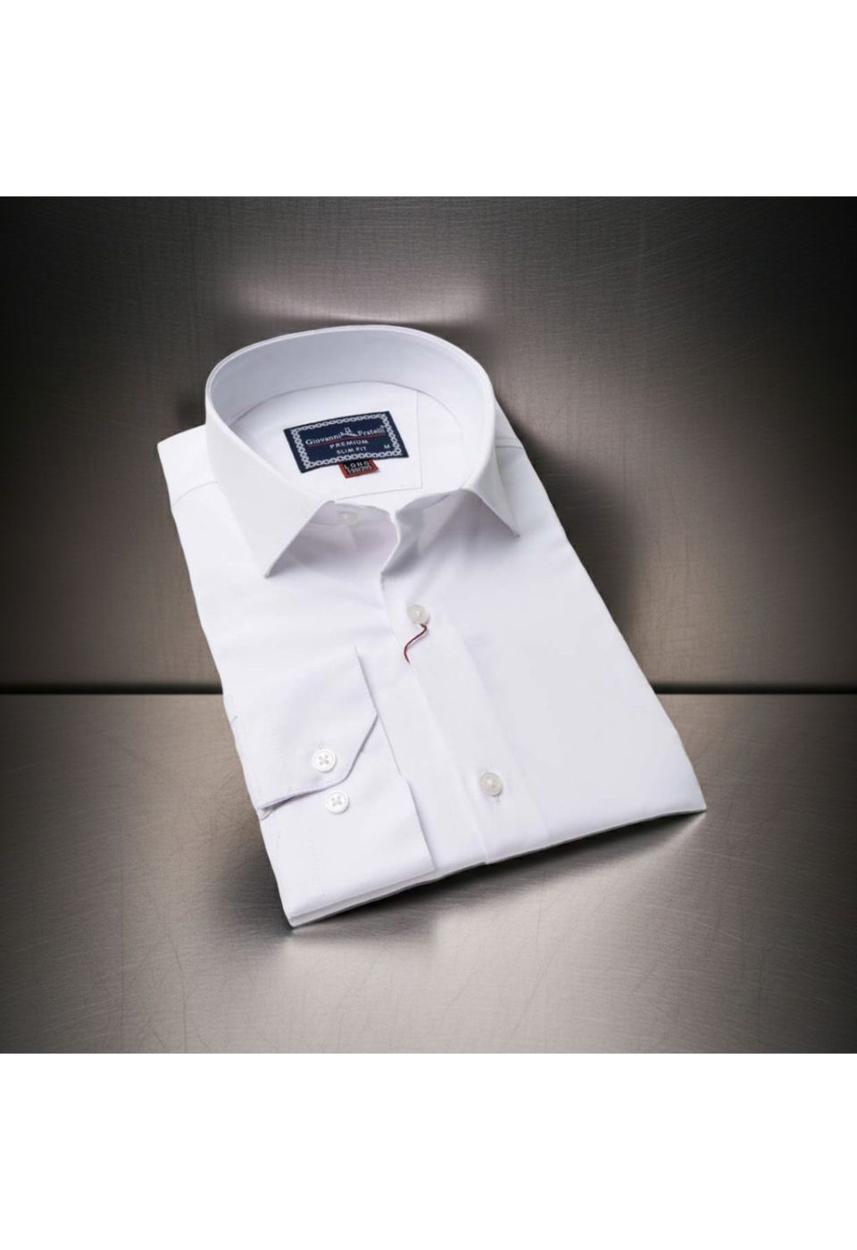 3035 CR 8 DROP SATIN 001 8 Drop Slim Fit Uzun Kol Düz Renk Saten Erkek Gömlek 3GMK313035001 - Giovanni Fratelli