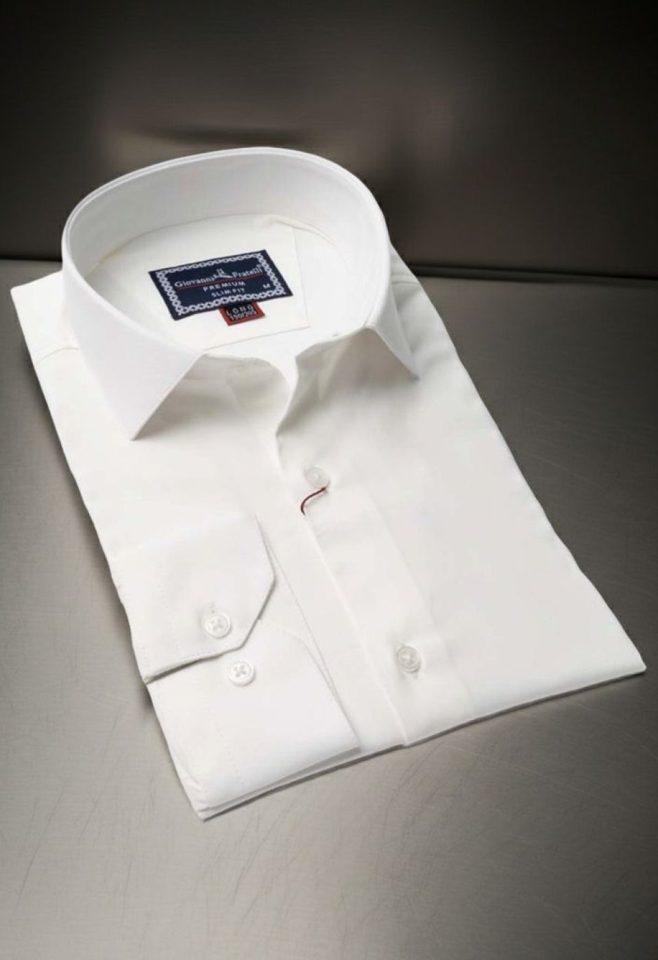 8 Drop Slim Fit Uzun Kol Düz Renk Saten Erkek Gömlek 3GMK313035002