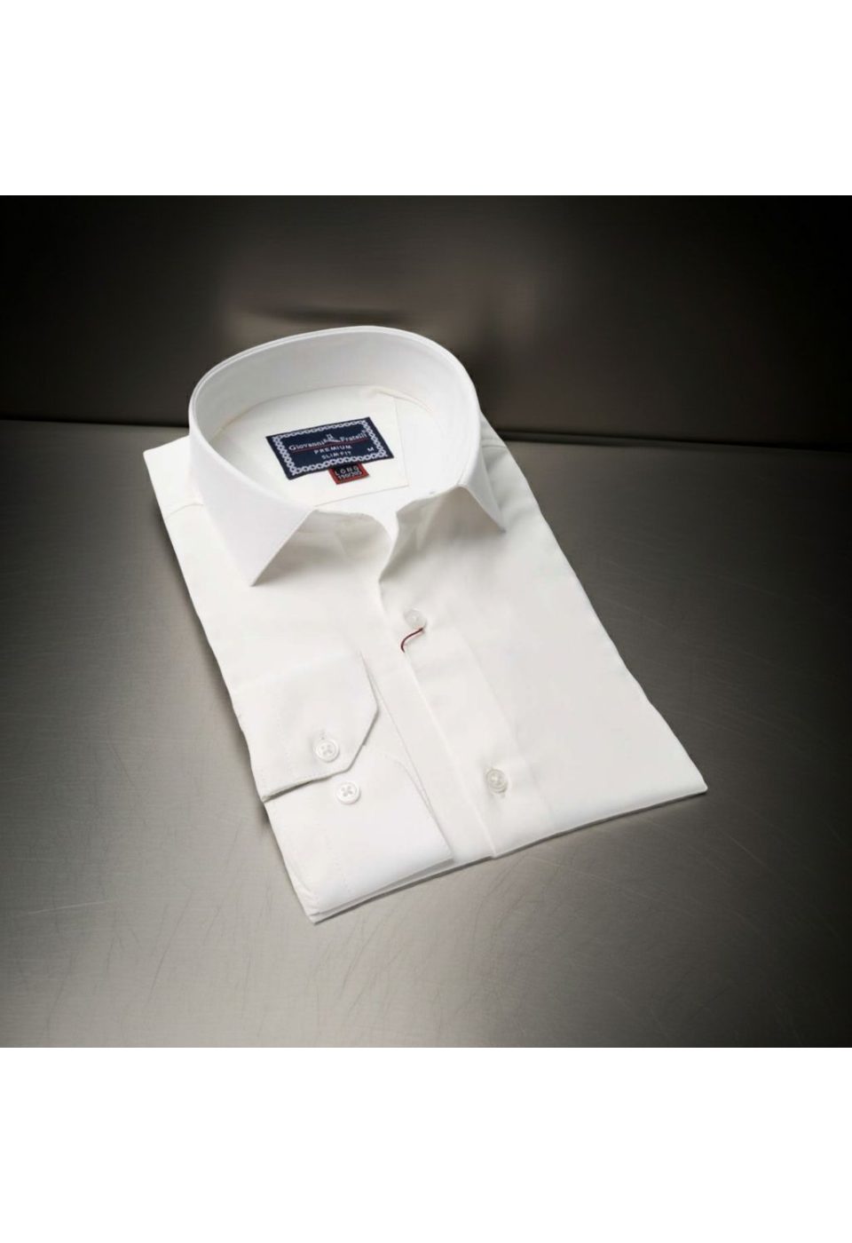 8 Drop Slim Fit Uzun Kol Düz Renk Saten Erkek Gömlek 3GMK313035002 - Giovanni Fratelli