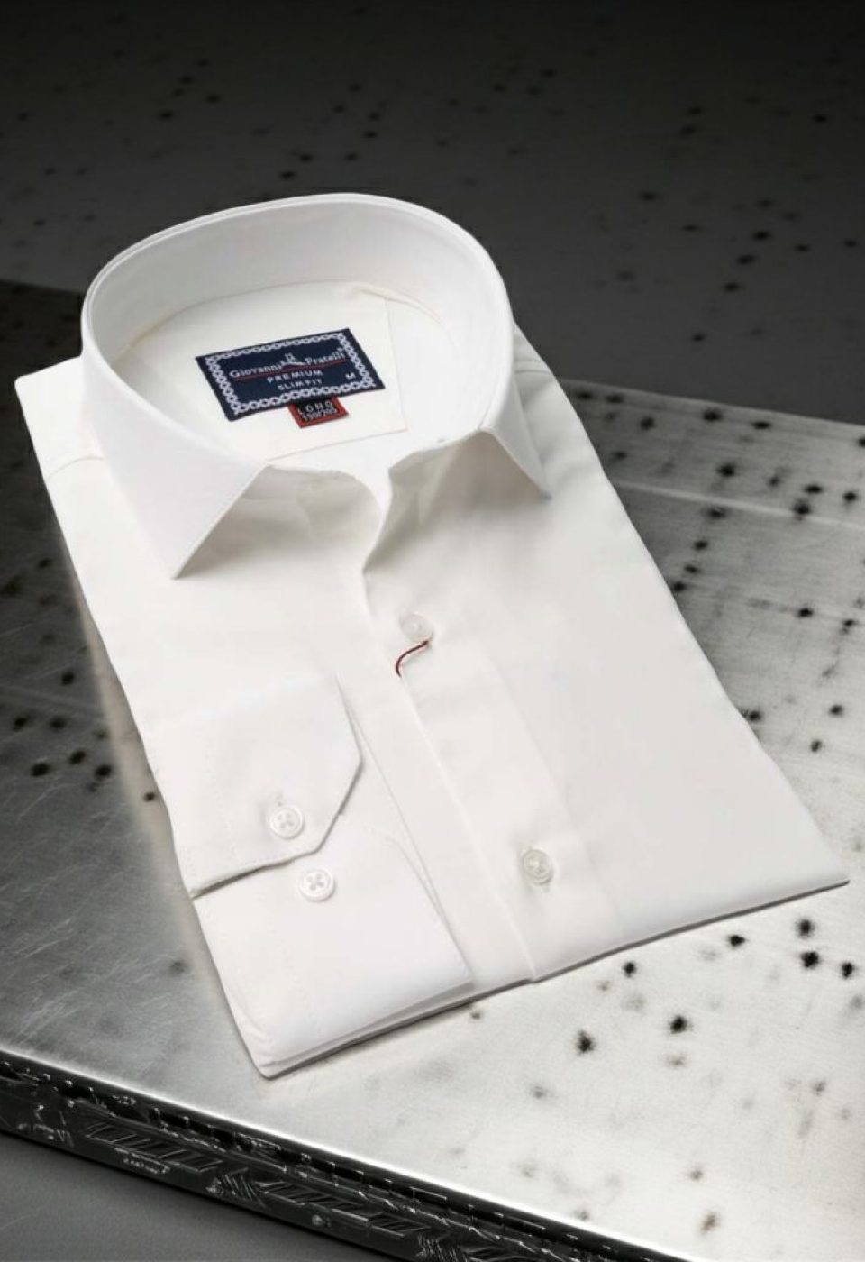 8 Drop Slim Fit Uzun Kol Düz Renk Saten Erkek Gömlek 3GMK313035002 - Giovanni Fratelli