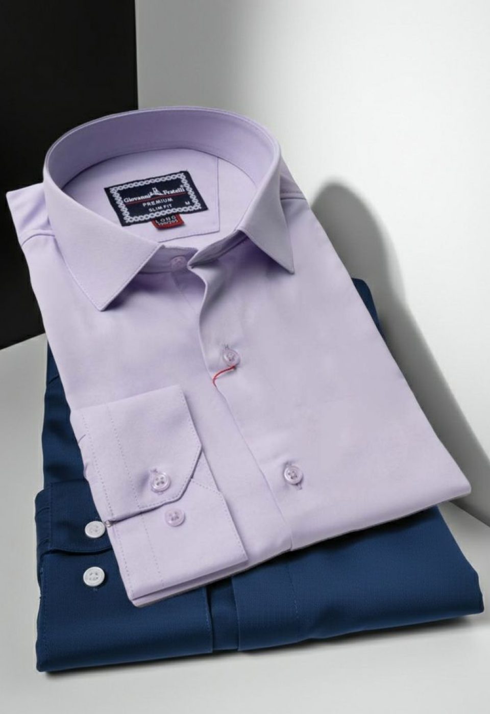 8 Drop Slim Fit Uzun Kol Düz Renk Saten Erkek Gömlek 3GMK313035004 - Giovanni Fratelli