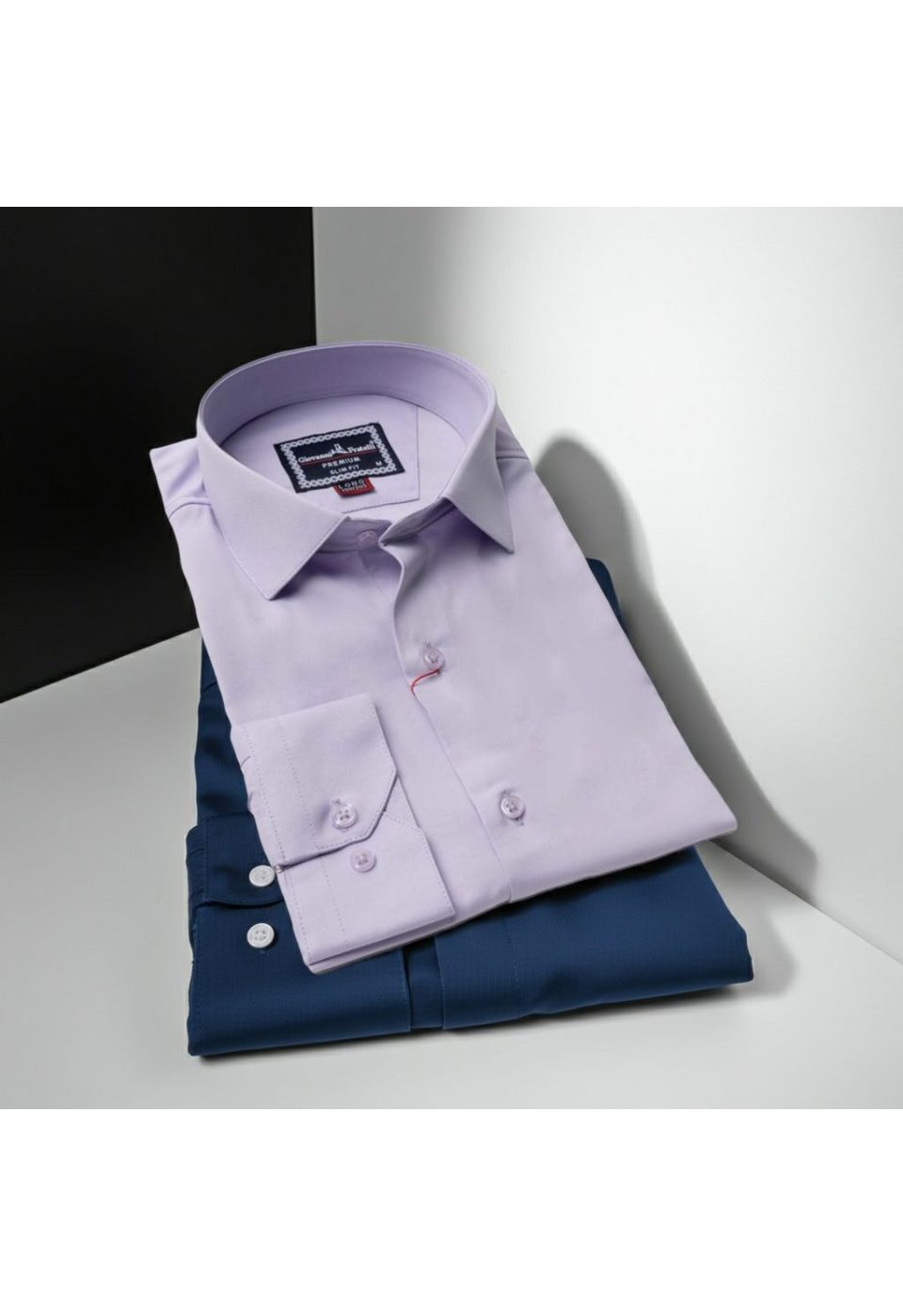8 Drop Slim Fit Uzun Kol Düz Renk Saten Erkek Gömlek 3GMK313035004 - Giovanni Fratelli