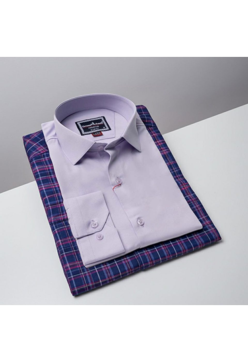 8 Drop Slim Fit Uzun Kol Düz Renk Saten Erkek Gömlek 3GMK313035004 - Giovanni Fratelli