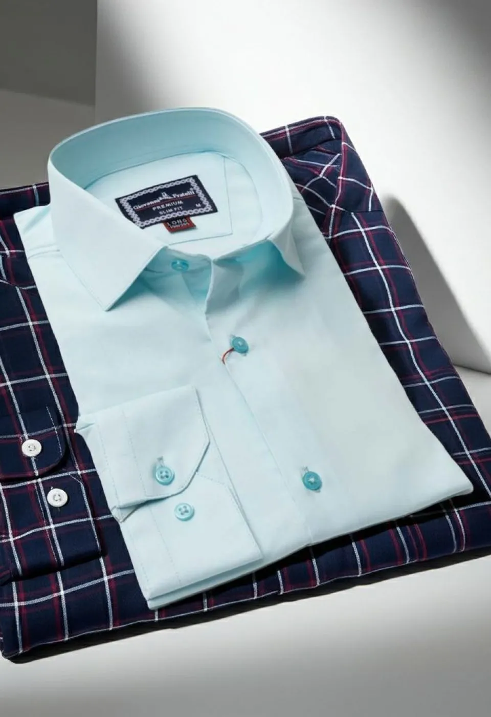 8 Drop Slim Fit Uzun Kol Düz Renk Saten Erkek Gömlek 3GMK313035005