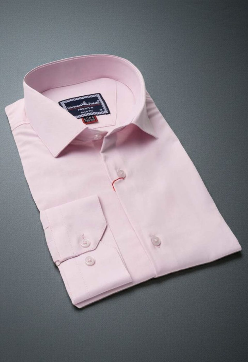 8 Drop Slim Fit Uzun Kol Düz Renk Saten Erkek Gömlek 3GMK313035007