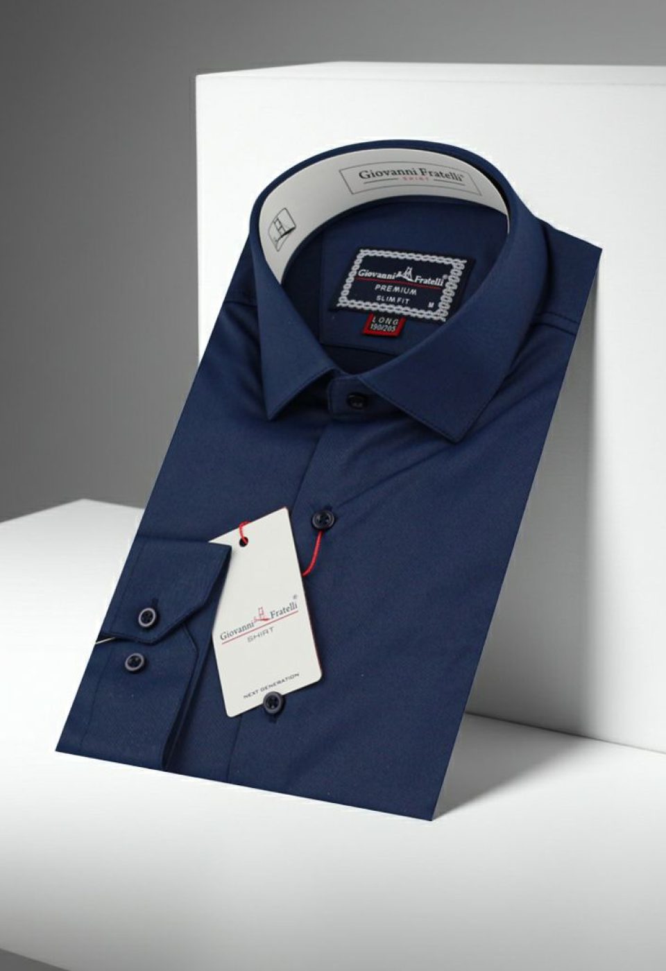 8 Drop Slim Fit Uzun Kol Düz Renk Saten Erkek Gömlek 3GMK313035008