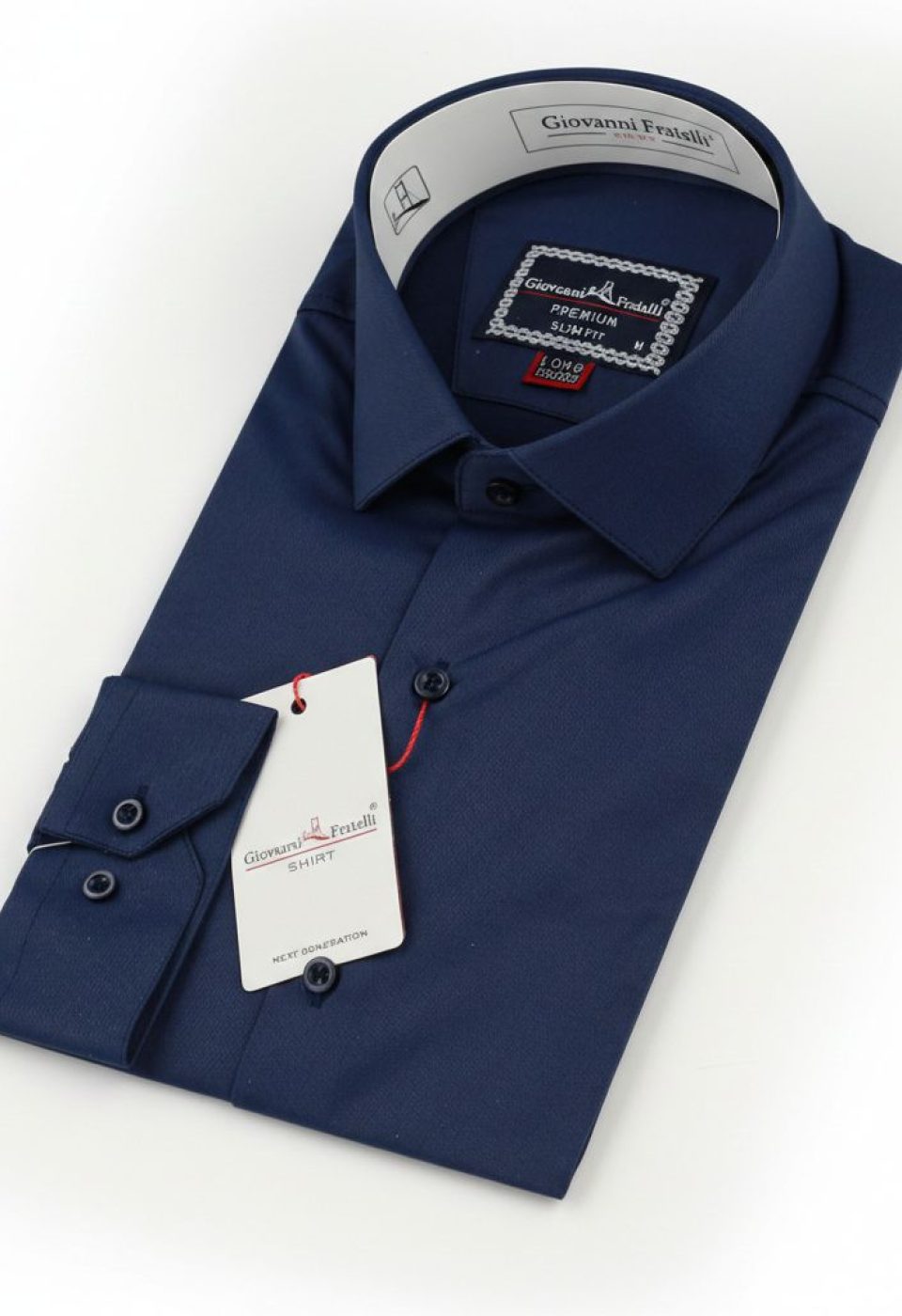 8 Drop Slim Fit Uzun Kol Düz Renk Saten Erkek Gömlek 3GMK313035008