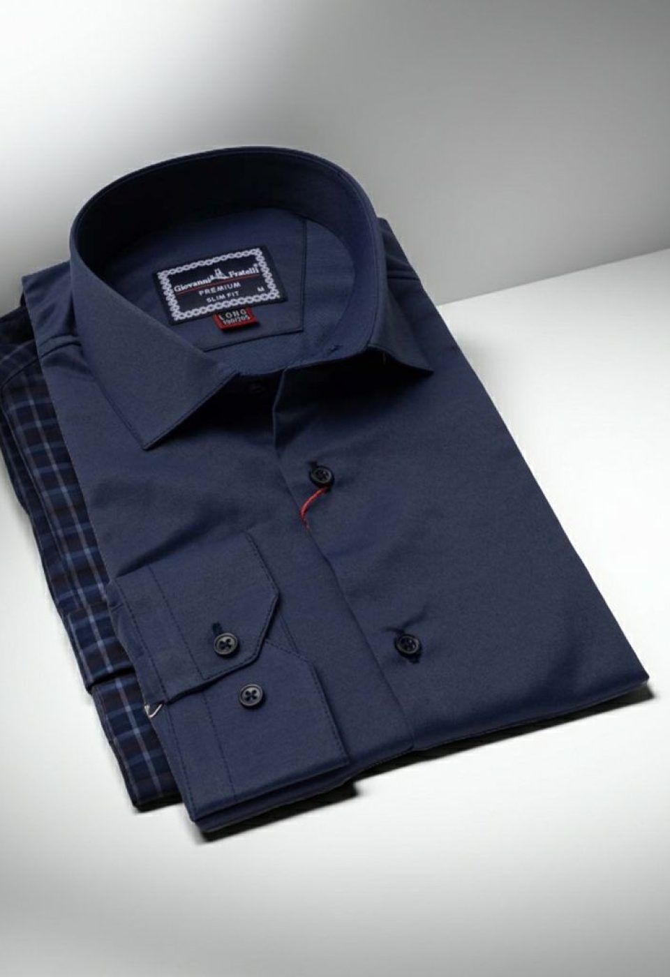 8 Drop Slim Fit Uzun Kol Düz Renk Saten Erkek Gömlek 3GMK313035010