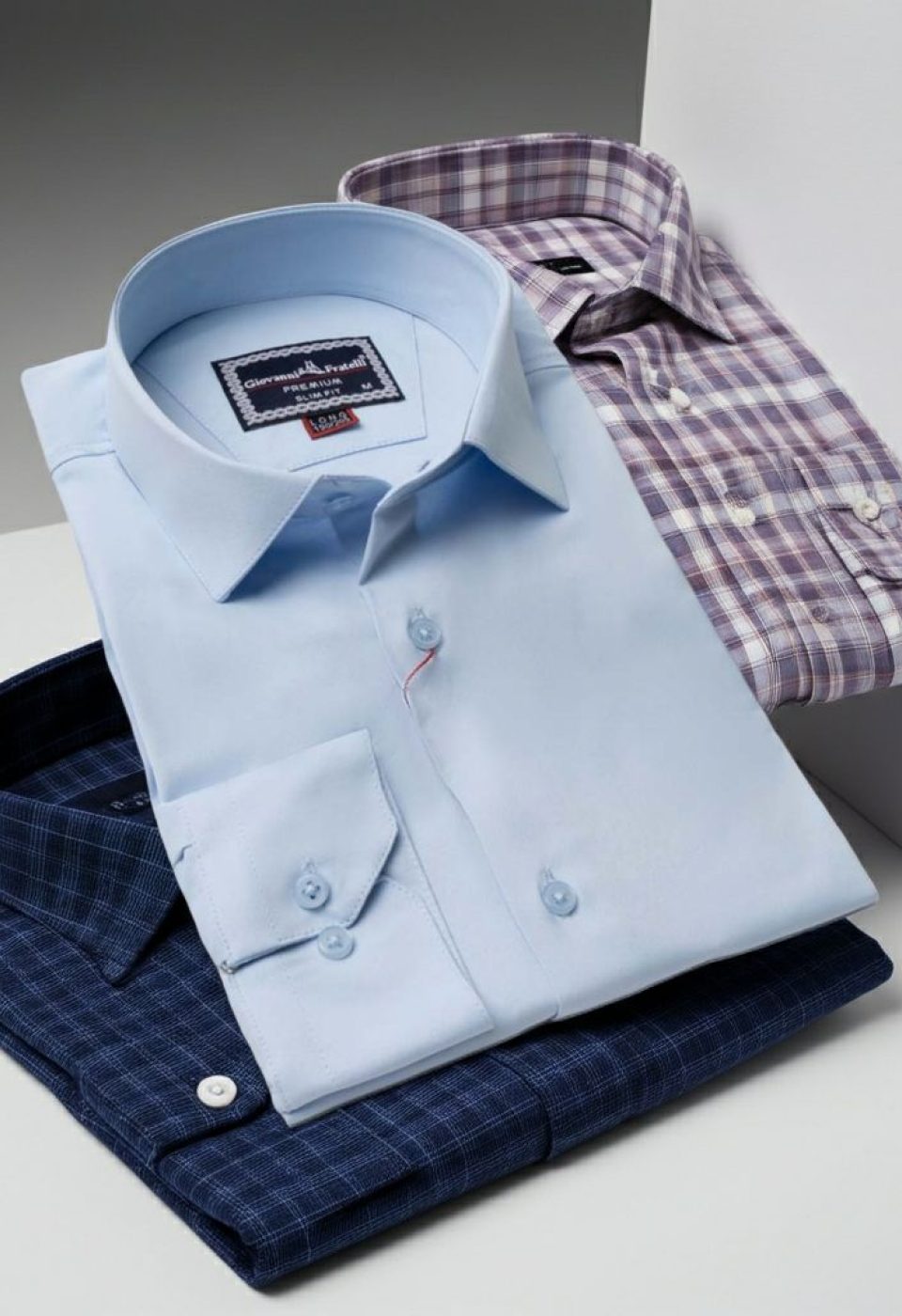 3035 CR 8 DROP SATIN 012 8 Drop Slim Fit Uzun Kol Düz Renk Saten Erkek Gömlek 3GMK313035012 - Giovanni Fratelli