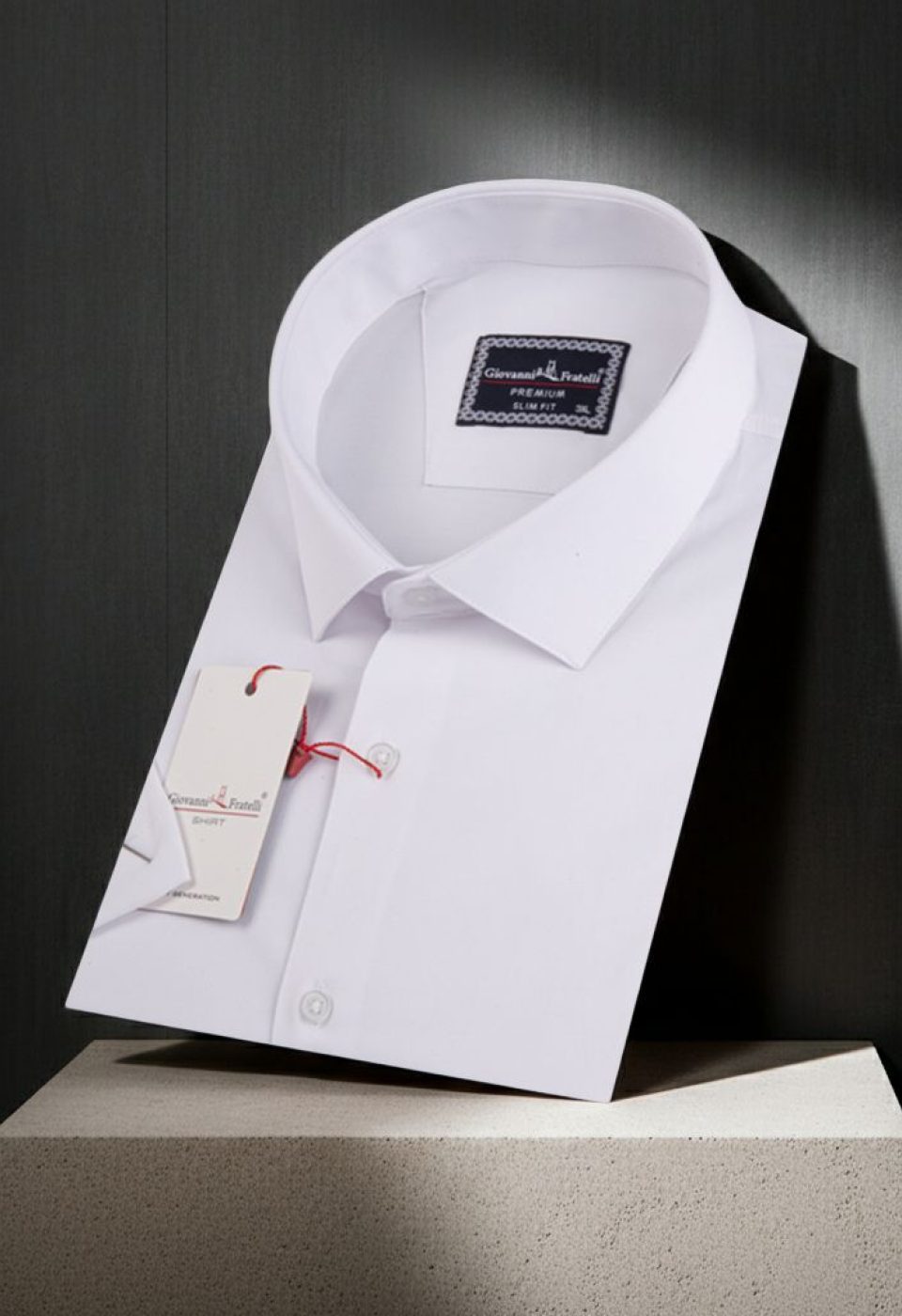 Büyük Beden Slim Fit Kısa Kol Düz Renk Erkek Gömlek 4GMK313036001