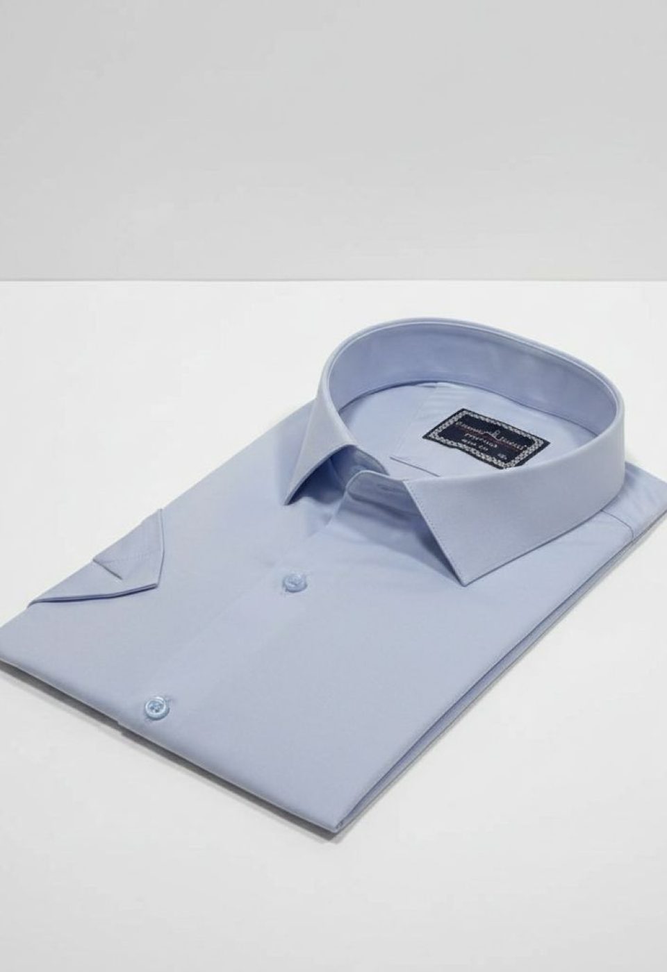 Büyük Beden Slim Fit Kısa Kol Düz Renk Erkek Gömlek 4GMK313036005 Büyük Beden Slim Fit Kısa Kol Düz Renk Erkek Gömlek 4GMK313036005