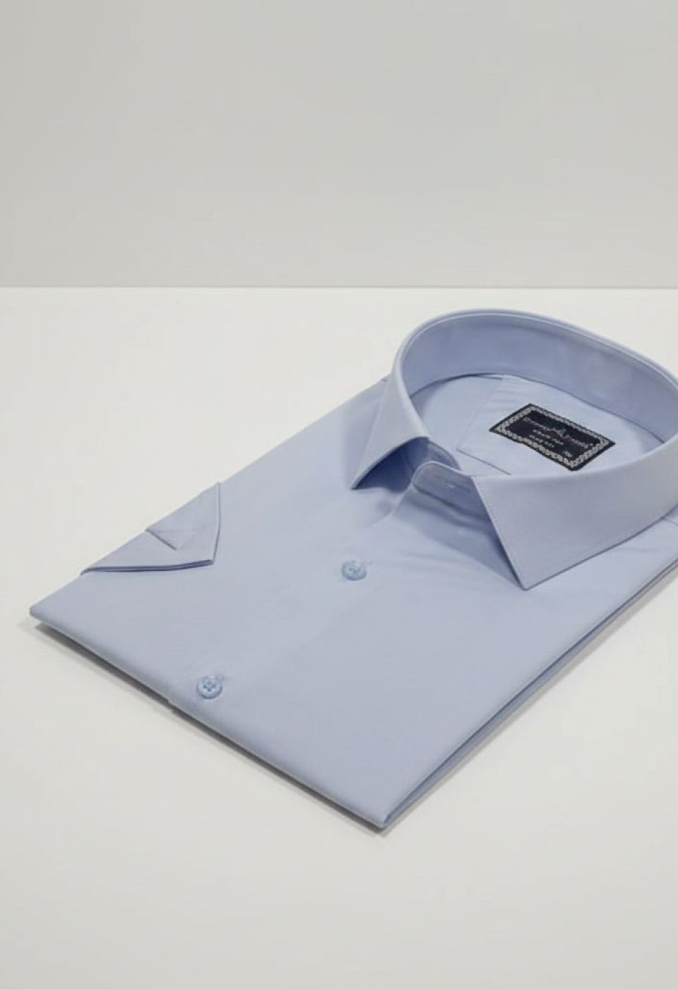 Büyük Beden Slim Fit Kısa Kol Düz Renk Erkek Gömlek 4GMK313036005 - Giovanni Fratelli