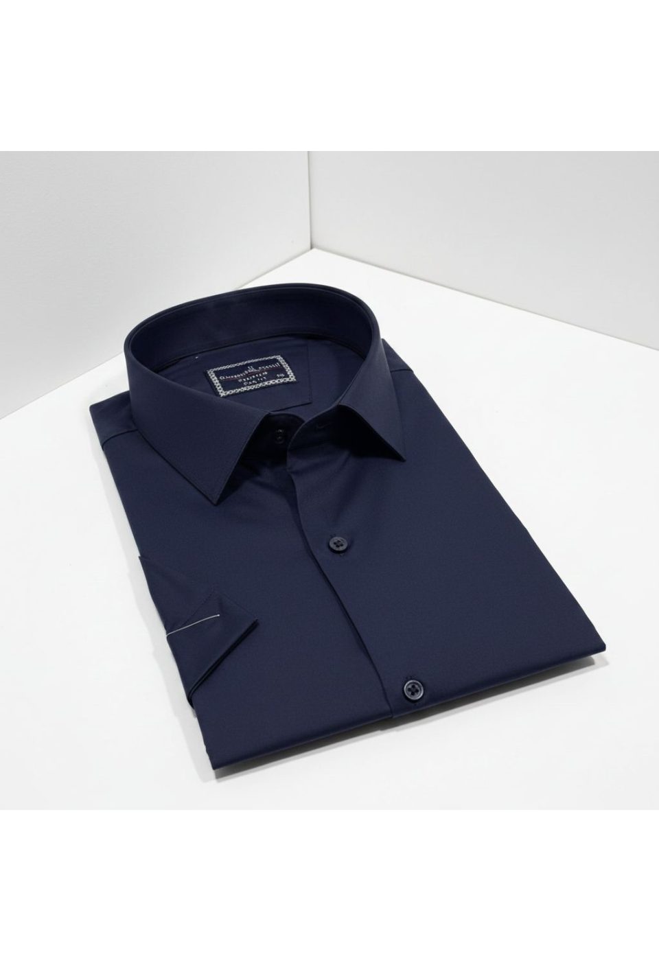 Büyük Beden Slim Fit Kısa Kol Düz Renk Erkek Gömlek 4GMK313036007 - Giovanni Fratelli