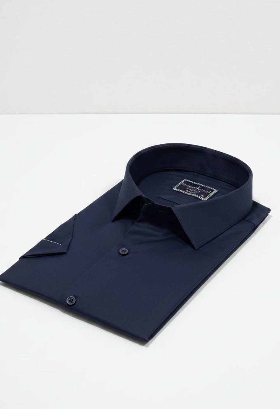 Büyük Beden Slim Fit Kısa Kol Düz Renk Erkek Gömlek 4GMK313036007 - Giovanni Fratelli