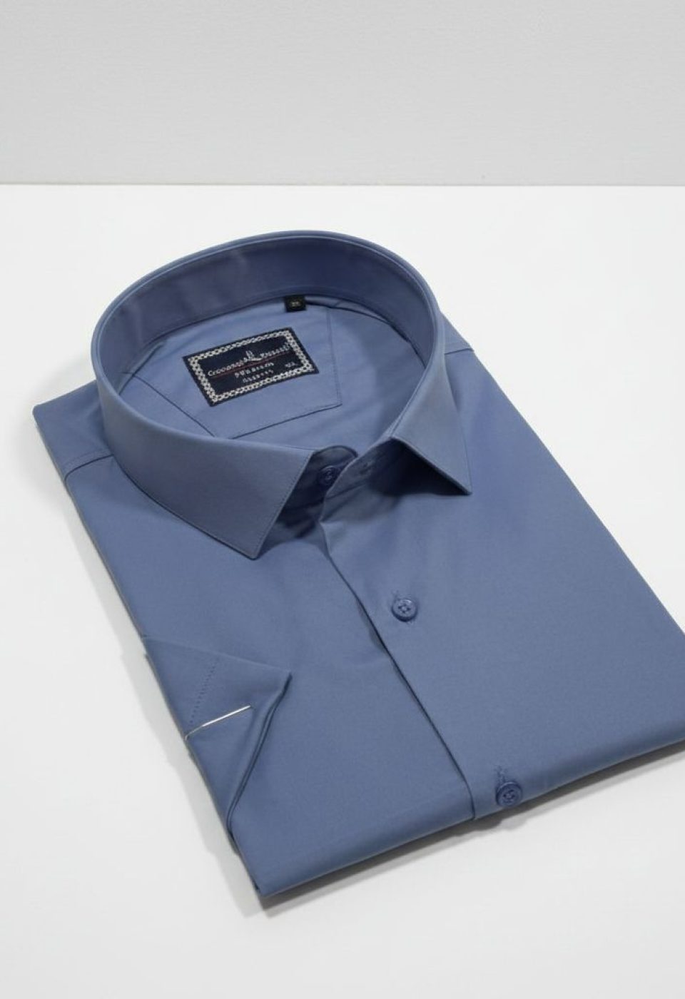 Büyük Beden Slim Fit Kısa Kol Düz Renk Erkek Gömlek 4GMK313036008 - Giovanni Fratelli
