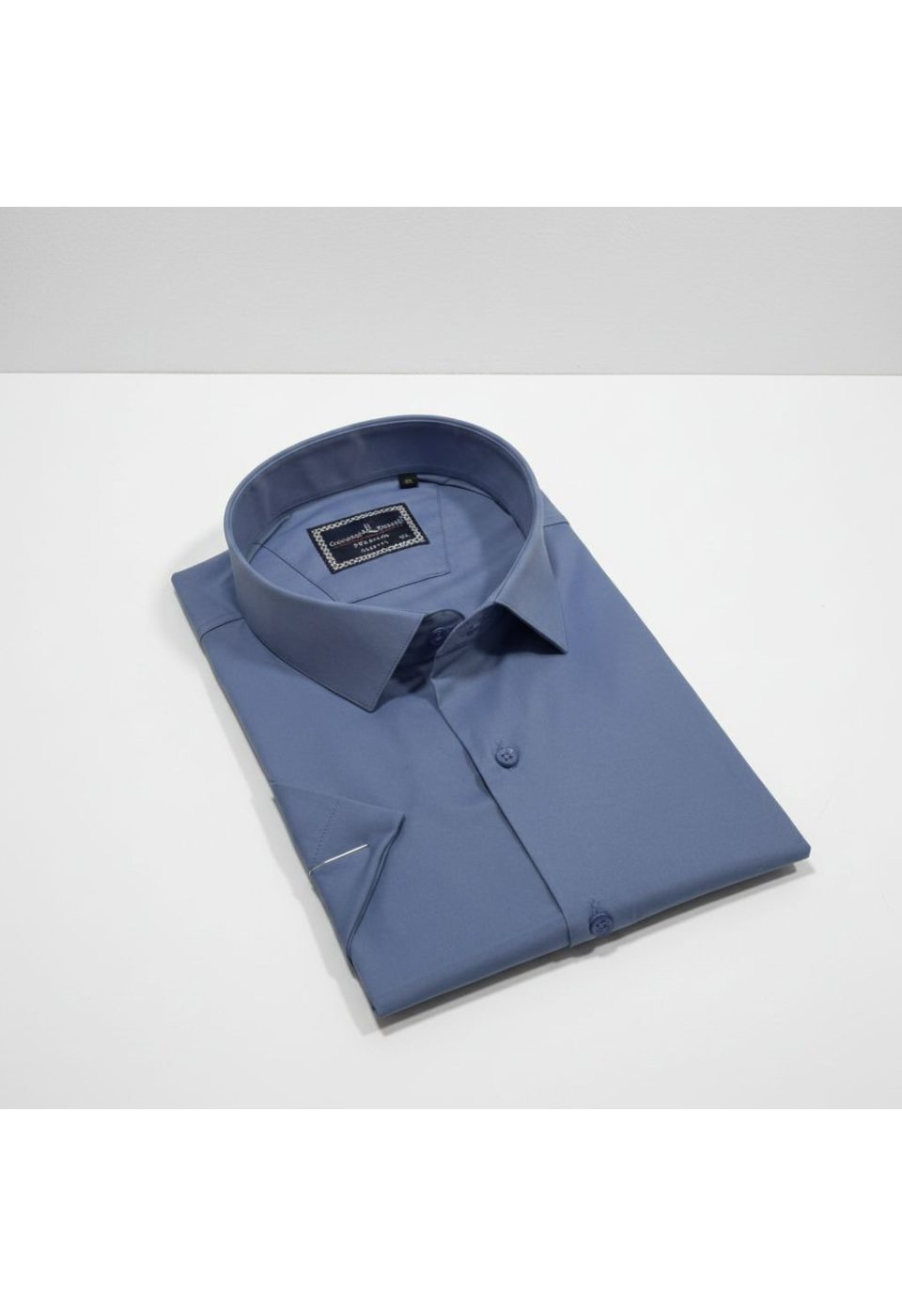 Büyük Beden Slim Fit Kısa Kol Düz Renk Erkek Gömlek 4GMK313036008 - Giovanni Fratelli