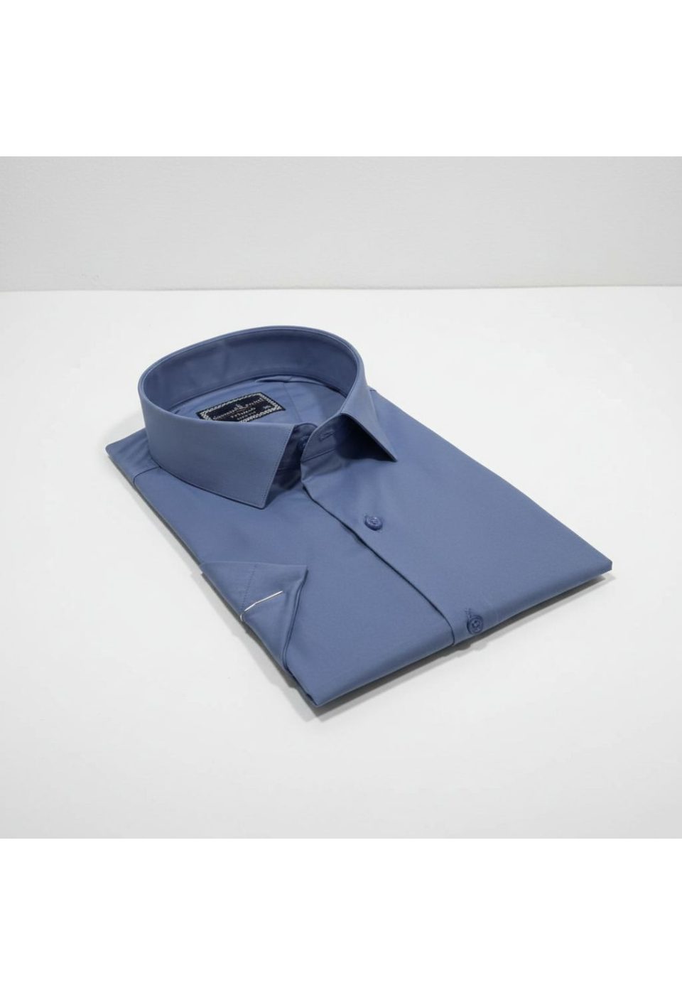 Büyük Beden Slim Fit Kısa Kol Düz Renk Erkek Gömlek 4GMK313036008 - Giovanni Fratelli