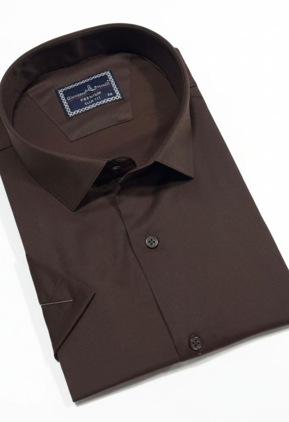 Büyük Beden Slim Fit Kısa Kol Düz Renk Erkek Gömlek 4GMK313036010 Büyük Beden Slim Fit Kısa Kol Düz Renk Erkek Gömlek 4GMK313036010
