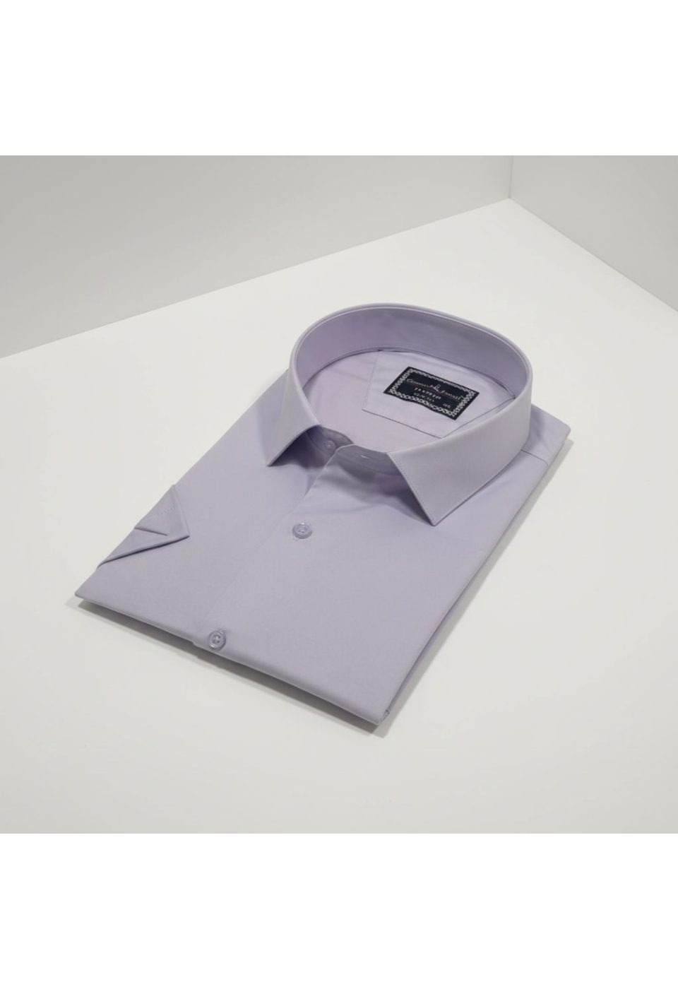 3036 BT CR K SATIN 011 Büyük Beden Slim Fit Kısa Kol Düz Renk Erkek Gömlek 4GMK313036011 - Giovanni Fratelli