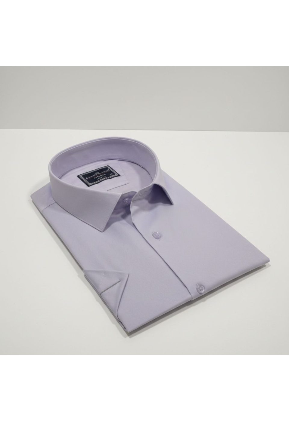 3036 BT CR K SATIN 011 Büyük Beden Slim Fit Kısa Kol Düz Renk Erkek Gömlek 4GMK313036011 - Giovanni Fratelli