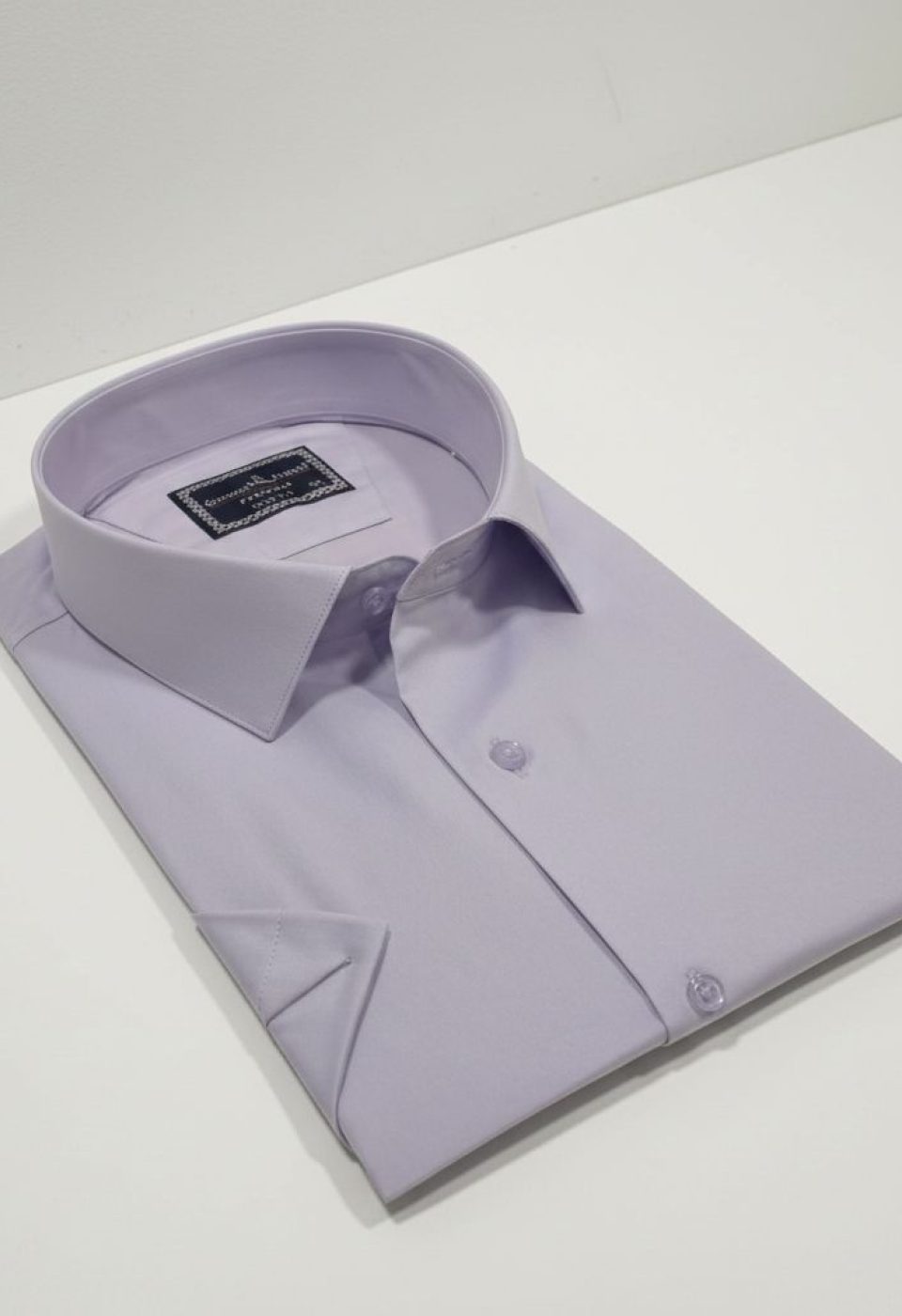 3036 BT CR K SATIN 011 Büyük Beden Slim Fit Kısa Kol Düz Renk Erkek Gömlek 4GMK313036011 - Giovanni Fratelli