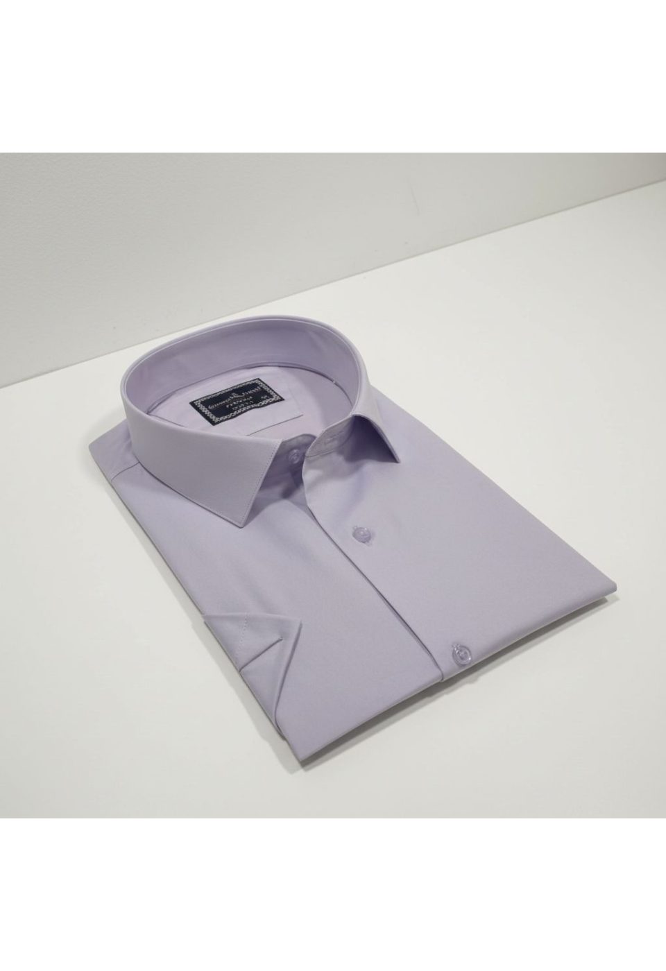 3036 BT CR K SATIN 011 Büyük Beden Slim Fit Kısa Kol Düz Renk Erkek Gömlek 4GMK313036011 - Giovanni Fratelli