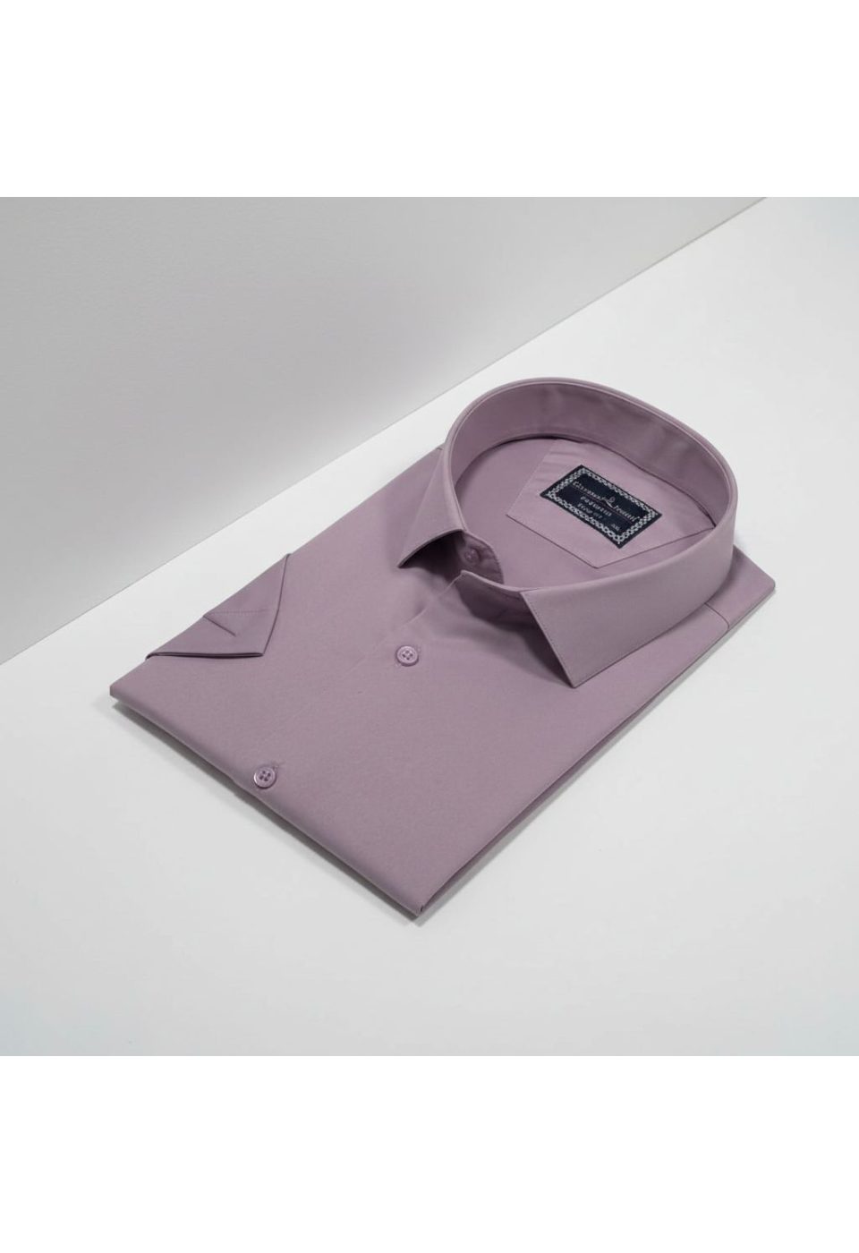 3036 BT CR K SATIN 012 Büyük Beden Slim Fit Kısa Kol Düz Renk Erkek Gömlek 4GMK313036012 - Giovanni Fratelli