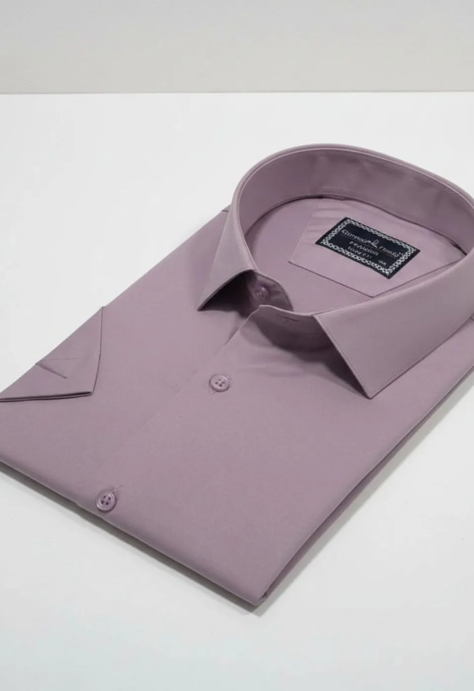Büyük Beden Slim Fit Kısa Kol Düz Renk Erkek Gömlek 4GMK313036012 - Giovanni Fratelli